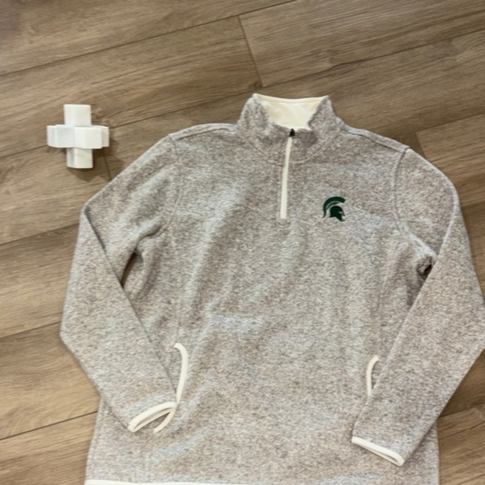 Charles River Michigan State Brugge  Quarter-Zip woman’s Sweatshirt size 2XL